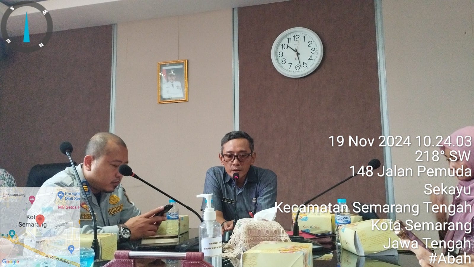 Rapat Persiapan Upacara Peringatan HUT Ke-53 KORPRI Kota Semarang